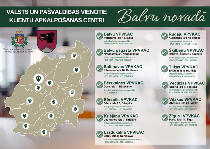 Apmeklētāju apkalpošanas centri