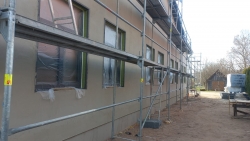 Turpinās Rugāju pagasta pārvaldes ēkas energoefektivitātes paaugstināšanas darbi