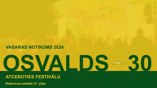 OSVALDS 30 - pasākums mūzikas festivāla Osvalds atcerei un godināšanai