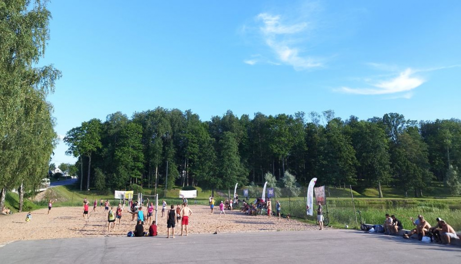 Aizvadīts jau 3. posms Balvu novada atklātajā pludmales volejbola čempionātā