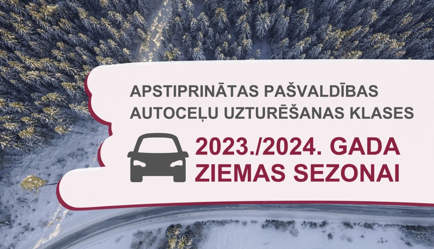 apstiprinātas Balvu novada pašvaldības autoceļu uzturēšanas klases 2023./2024. gada ziemas sezonai