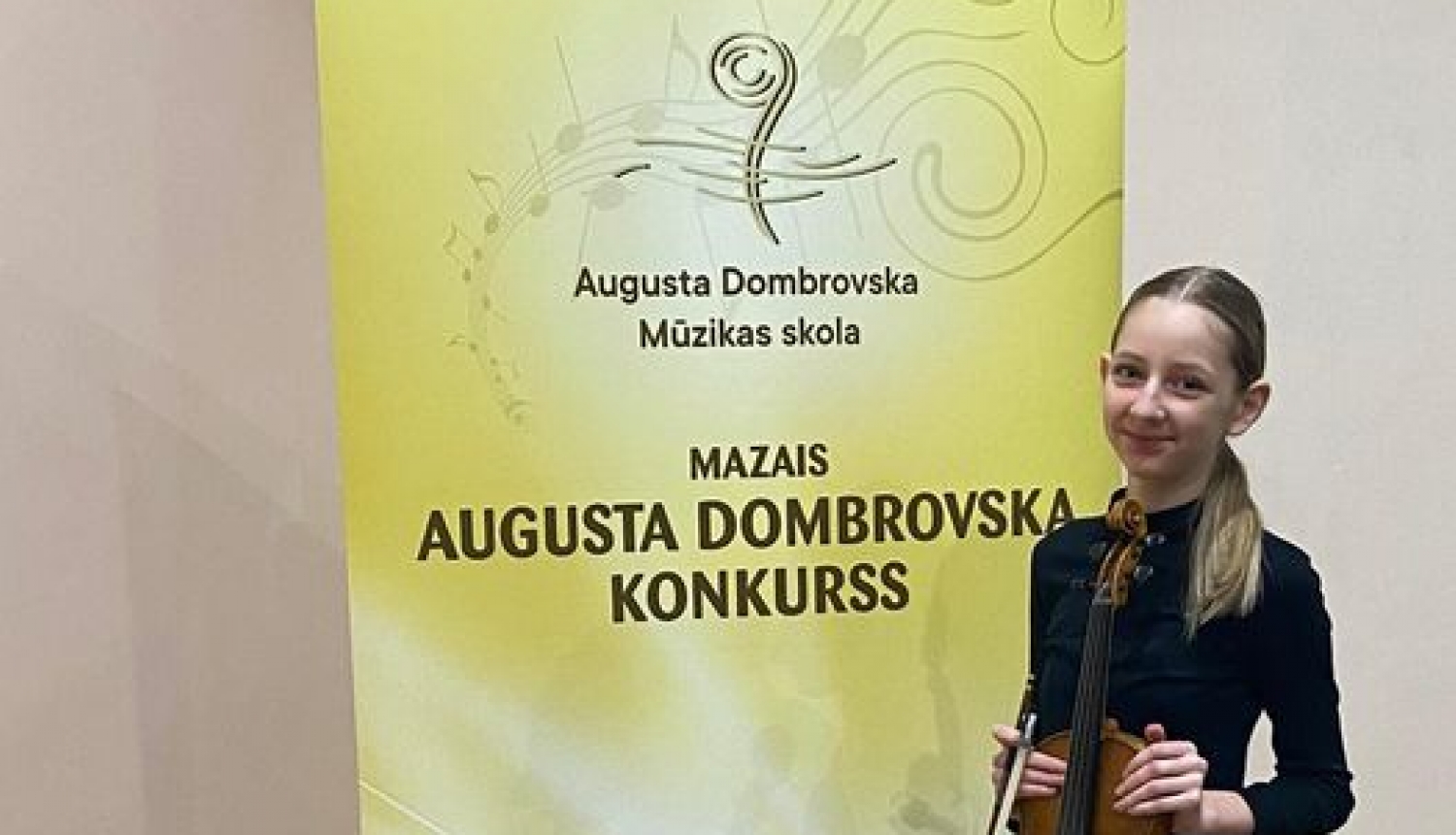Balvu Mūzikas skolas audzēkņi piedalās VII Mazais Augusta Dombrovska vijolnieku konkursā Rīgā