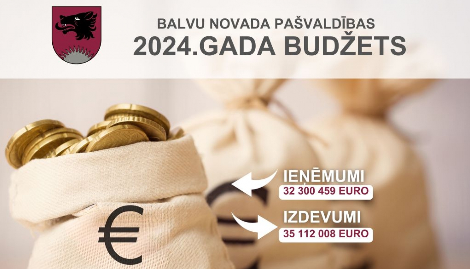 Apstiprināts Balvu novada pašvaldības 2024. gada budžets