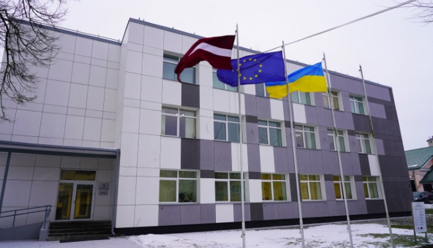 Balvu novada pašvaldība pauž solidaritāti Ukrainas tautai un izkar Ukrainas valsts karogu