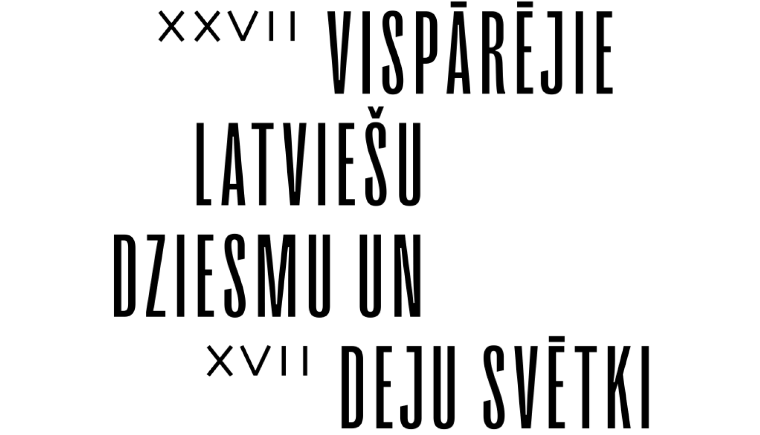 XXVII Vispārējie latviešu Dziesmu un XVII Deju svētki_logo