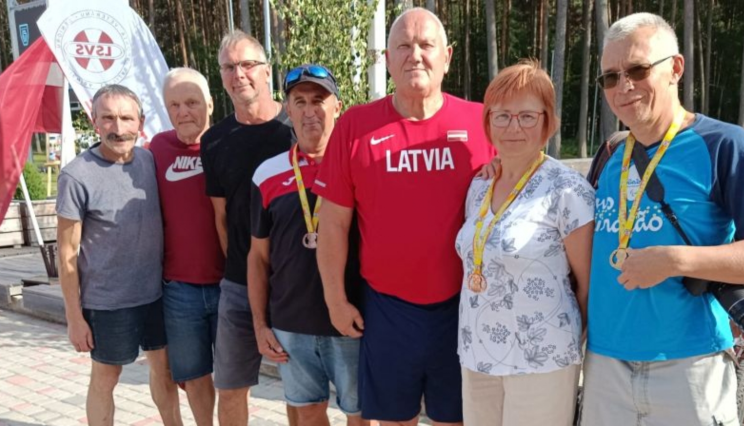 Vieglatlētu starti 60.LSVS pašvaldību sporta spēlēs Valmierā